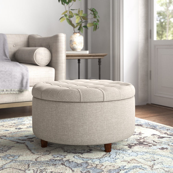 Kelly Clarkson Home Parker Upholstered Storage Ottoman & Reviews